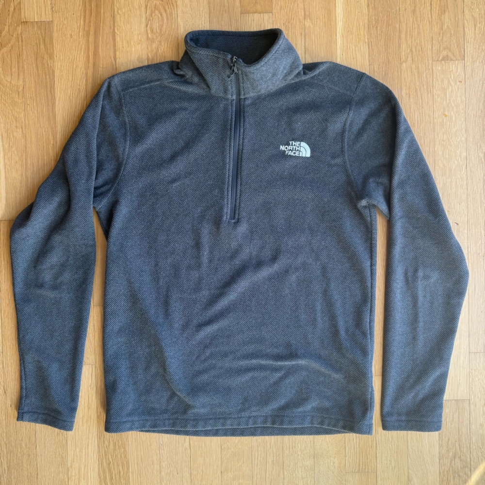 The North Face Men's Charcoal Zip-Up Sweater